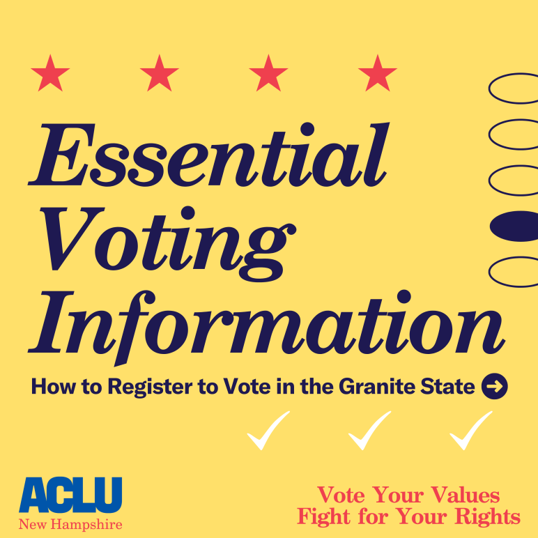NH Election Day Resources ACLU of New Hampshire